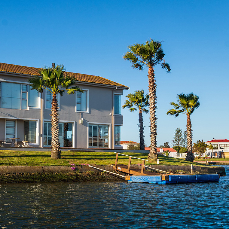Luxury holiday home on the river.